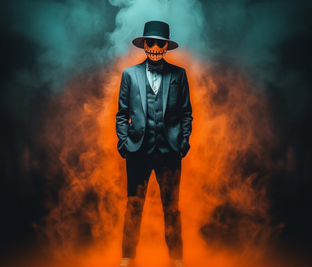 halloween ghost costume character. generative aiの素材