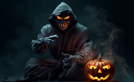halloween ghost costume character. generative aiの素材