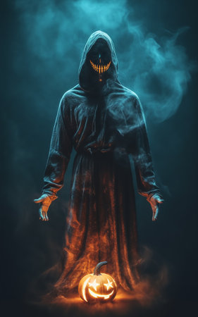 halloween ghost costume character. generative aiの素材