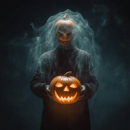 halloween ghost costume character. generative aiの素材