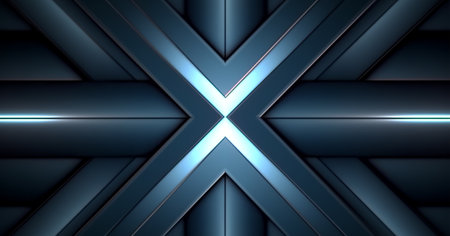 Geometric pattern background with light effect. generative aiの素材