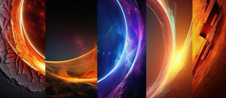 wavy 3d abstract wallpaper. generative aiの素材