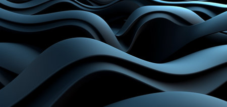 Gray wave 3d abstract background. generative aiの素材