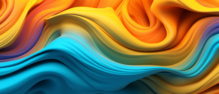 colorful paint fluid background, generative aiの素材
