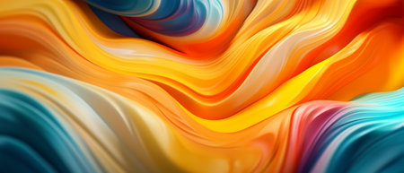 colorful paint fluid background, generative aiの素材