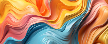 colorful paint fluid background, generative aiの素材