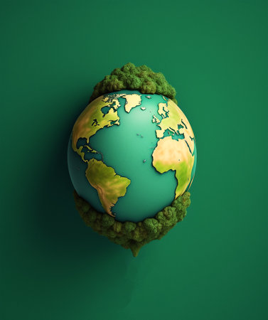 world population day poster with space for text, generative aiの素材