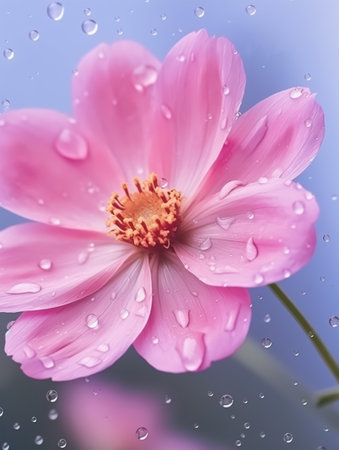beautiful flower template design, generative aiの素材