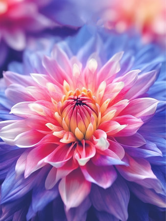 beautiful flower template design, generative aiの素材