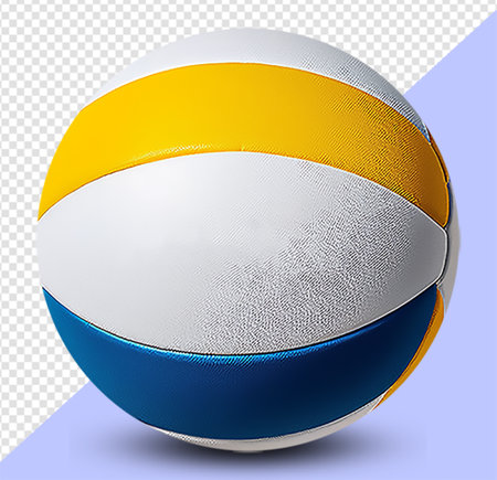 volleyball element isolated on transparent background. generative aiの素材
