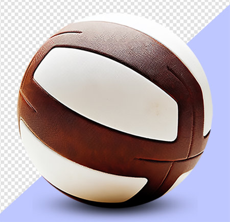ball realistic element isolated on transparent background. generative aiの素材