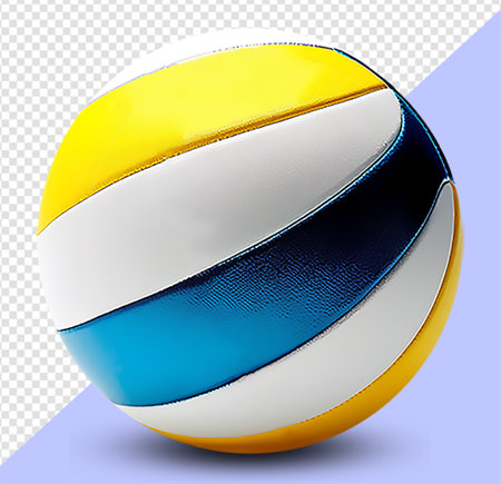 volleyball element isolated on transparent background. generative aiの素材
