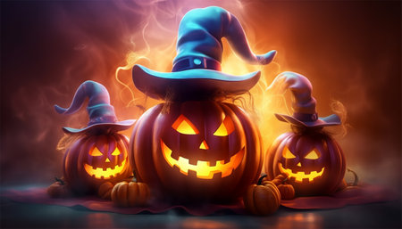 celebration banner, happy halloween poster, generative aiの素材