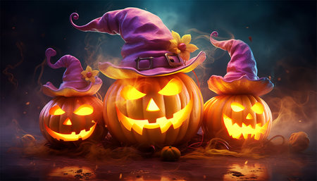 celebration banner, happy halloween poster, generative aiの素材