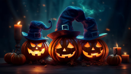 celebration banner, happy halloween poster, generative aiの素材