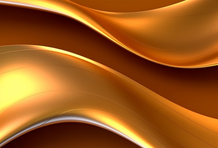golden wave abstract luxury background, generative aiの素材