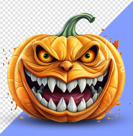halloween pumpkin elements. generative aiの素材