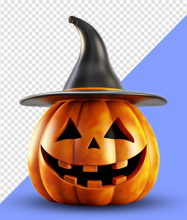 halloween pumpkin elements. generative aiの素材