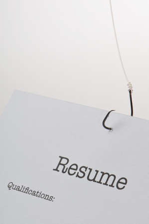 Concept image of the job hunt process