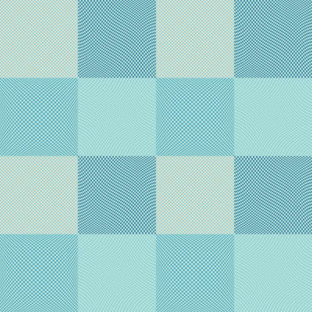 Chess board squares distortion vector seamless patternのイラスト素材