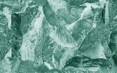 Abstract green watercolor colorful texture background. Monotype effect of paint and paper.