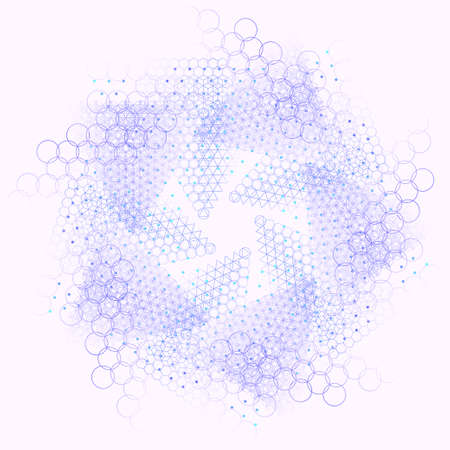 Sacred geometry mandala.