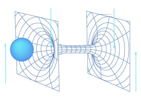 Scheme of physics, chemistry and sacred geometry. The science theme.のイラスト素材