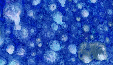 Cosmic Paper Marble Texture. Background texture. Color abstract background. Blue space watercolor...