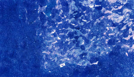 Cosmic Paper Marble Texture. Background texture. Color abstract background. Blue space watercolor background. Hand drawn gouache paint background. Colorful background texture.の写真素材