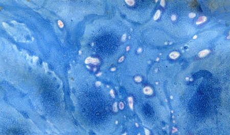 Abstract Marble Colorful Texture Art Background. Blue color. Colorful marble effect of paint and...