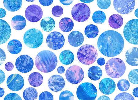 The Surface of Other Planets. Cosmic Paper Marble. Seamless Wallpaper Pattern. Color abstract...