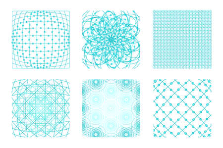 Sacred geometry background set. 6 in 1.  Cosmic, universe, big bang, alchemy, religion, philosophy, astrology, science, physics, chemistry and spirituality themes. Matter, space, time.の写真素材