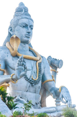 Murudeshwar, Karnataka, India: The statue of great Lord Shiva in Murudeshwar Temple.の写真素材