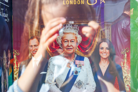 London, United Kingdom - September 14, 2017: Shooting of the Queen Elizabeth II and the Royal family...