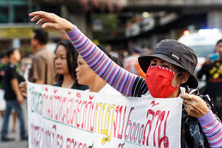 Anti Coup Protest at Victory Monument, THAILAND  25 5 2014のeditorial素材