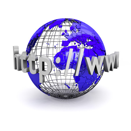 World Wide Web Illustrationの写真素材