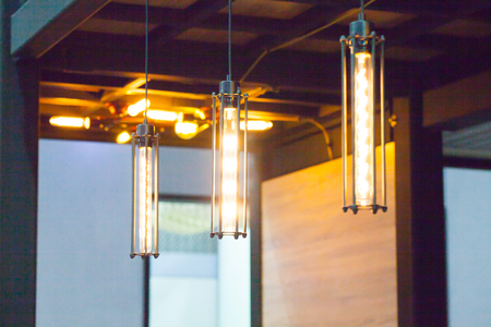 Incandescent lamps  Edison lamp.の写真素材