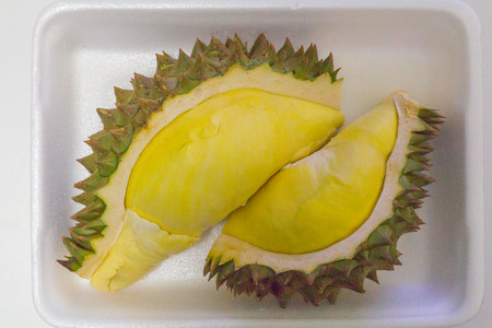 durian is king of fruit in Thailandの写真素材