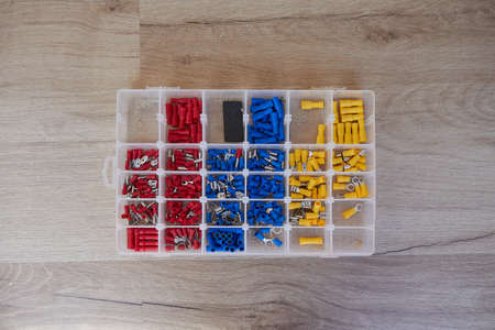 metal connector. tips for cables and wires. reliable electrical contact. accessories and spare...