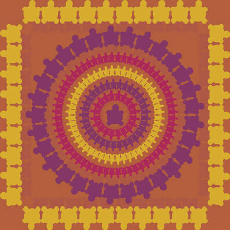 Seamless pattern with turtlesのイラスト素材