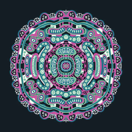 Psychedelic decorative element.のイラスト素材