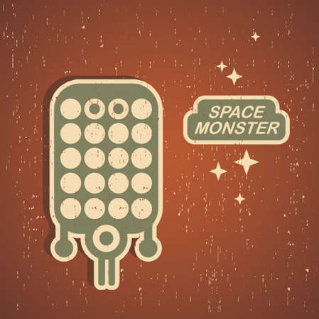 Vintage monster.  のイラスト素材