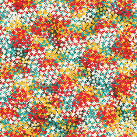 Seamless background with flowers pattern のイラスト素材