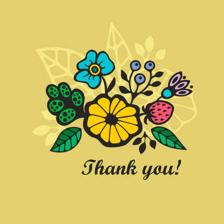 Floral print. Colorful vector illustration. Plant and grass in garden emblem.のイラスト素材