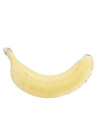Banana isolated on a white background. Clipping path included.の写真素材