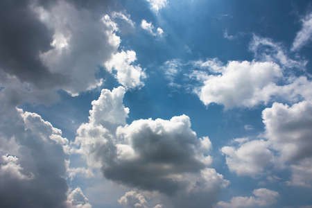 Beautiful Cloudy sky background.
