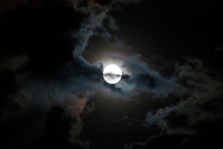 Moon in the dark