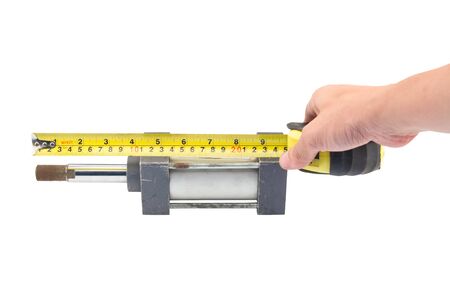 Tape Measure with Objectの写真素材
