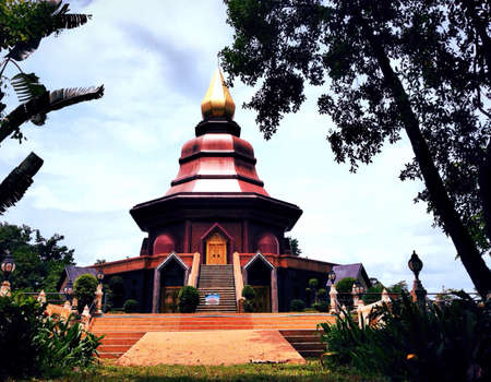 Buddhist pagoda buildingの素材