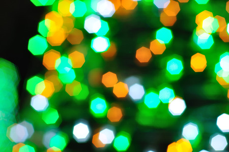 Colorful bokeh for New Year and all celebration background 